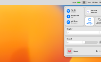 What is the control center on mac